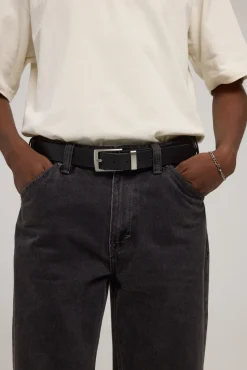Classic Leather Belt Black