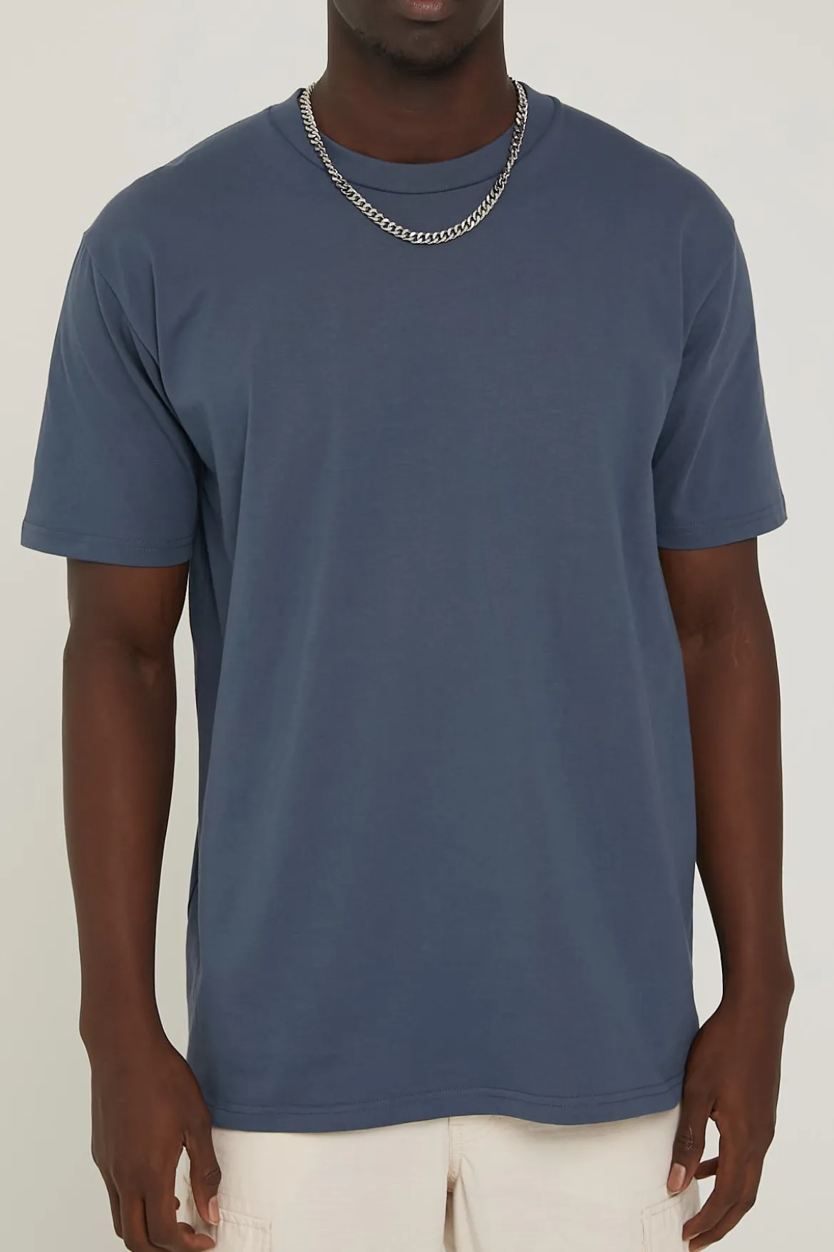 Classic Organic Tee Petrol Blue