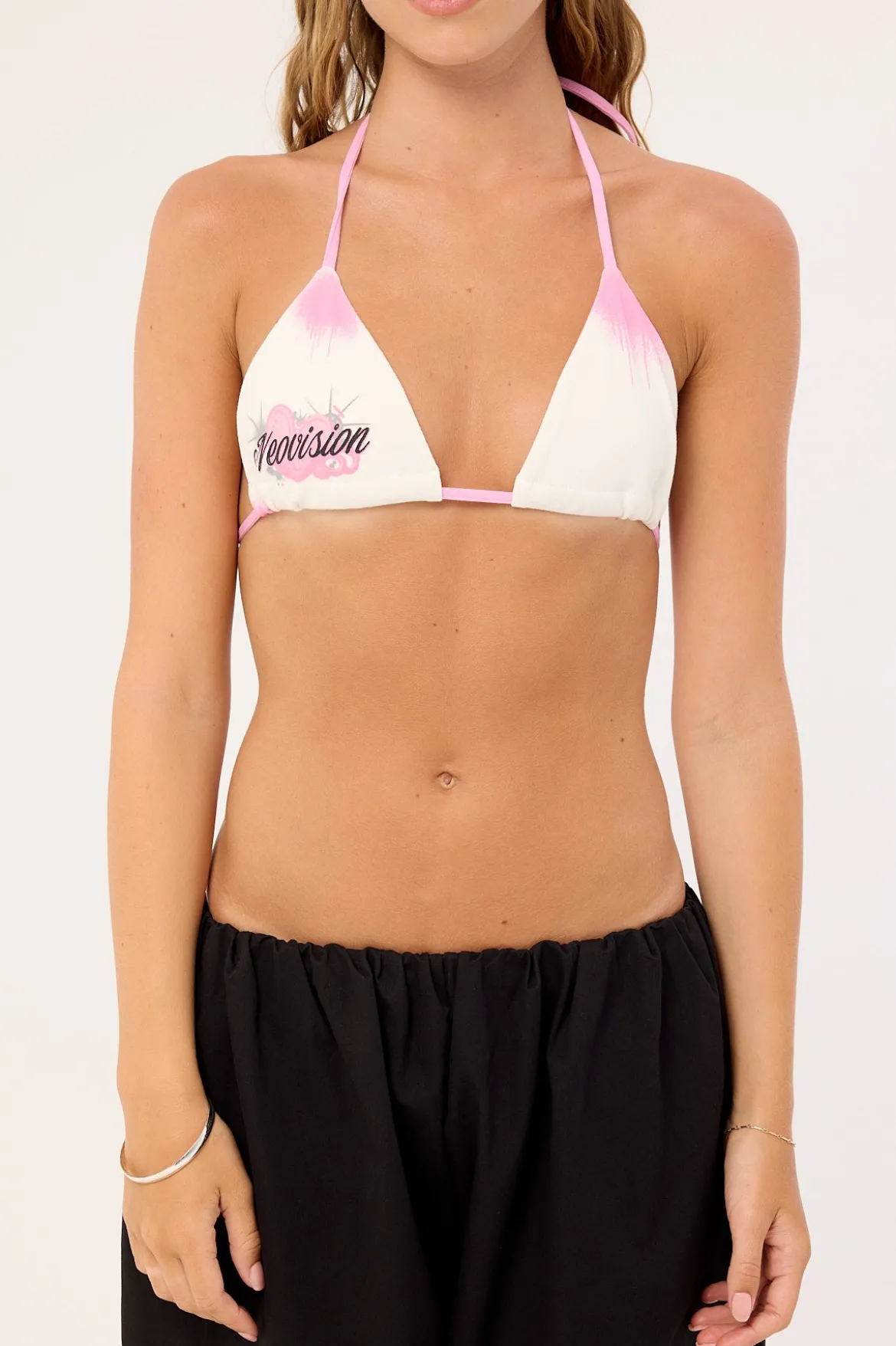 Clickbait Bralette White