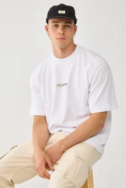 Club 1993 Heavyweight Boxy Tee White