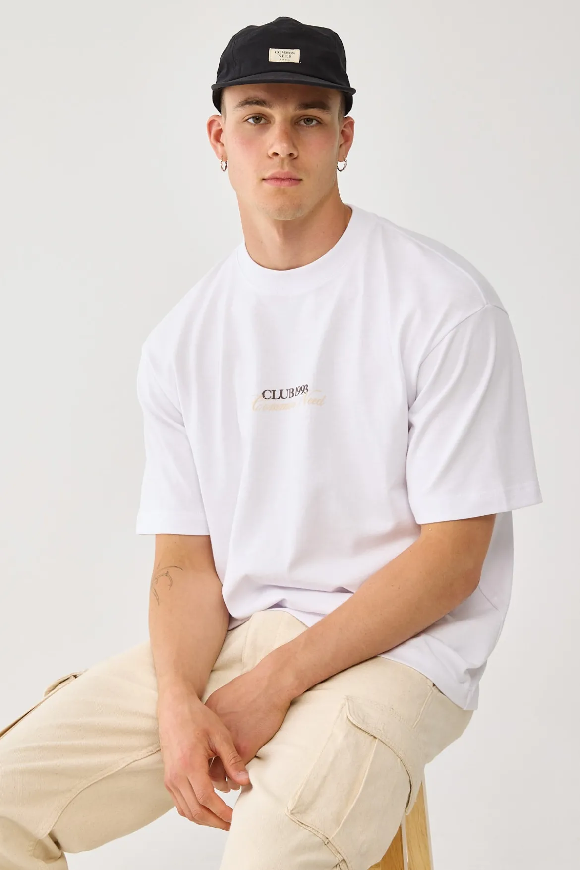 Club 1993 Heavyweight Boxy Tee White