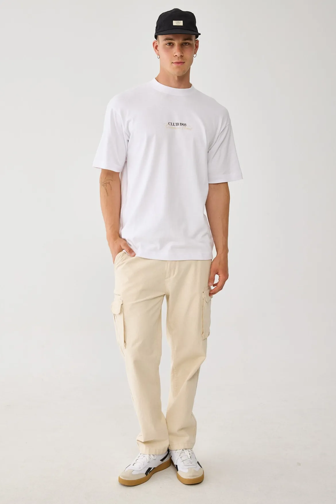 Club 1993 Heavyweight Boxy Tee White