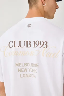 Club 1993 Heavyweight Boxy Tee White