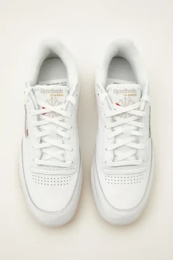 Club C Double White/Rubber Gum/White