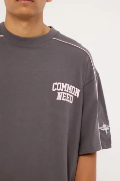Cluster Heavyweight Boxy Tee Asphalt