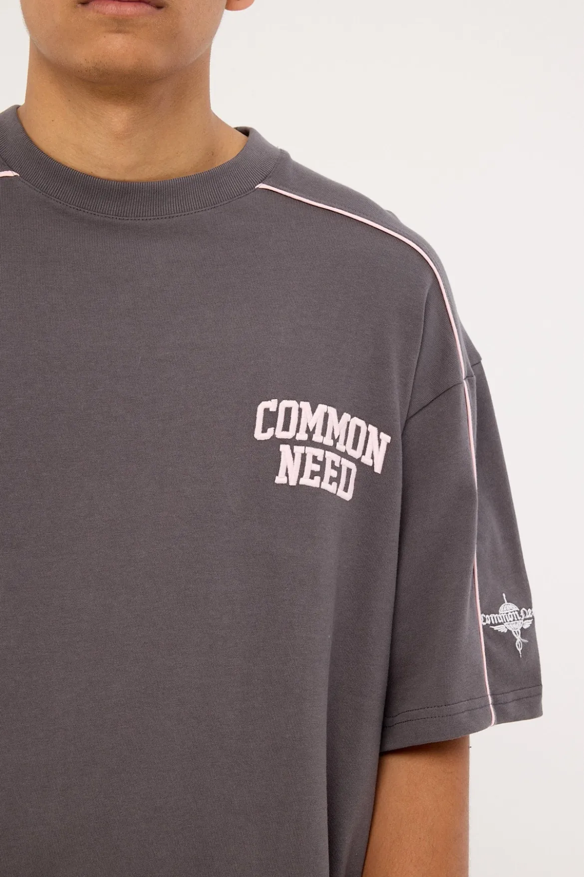 Cluster Heavyweight Boxy Tee Asphalt