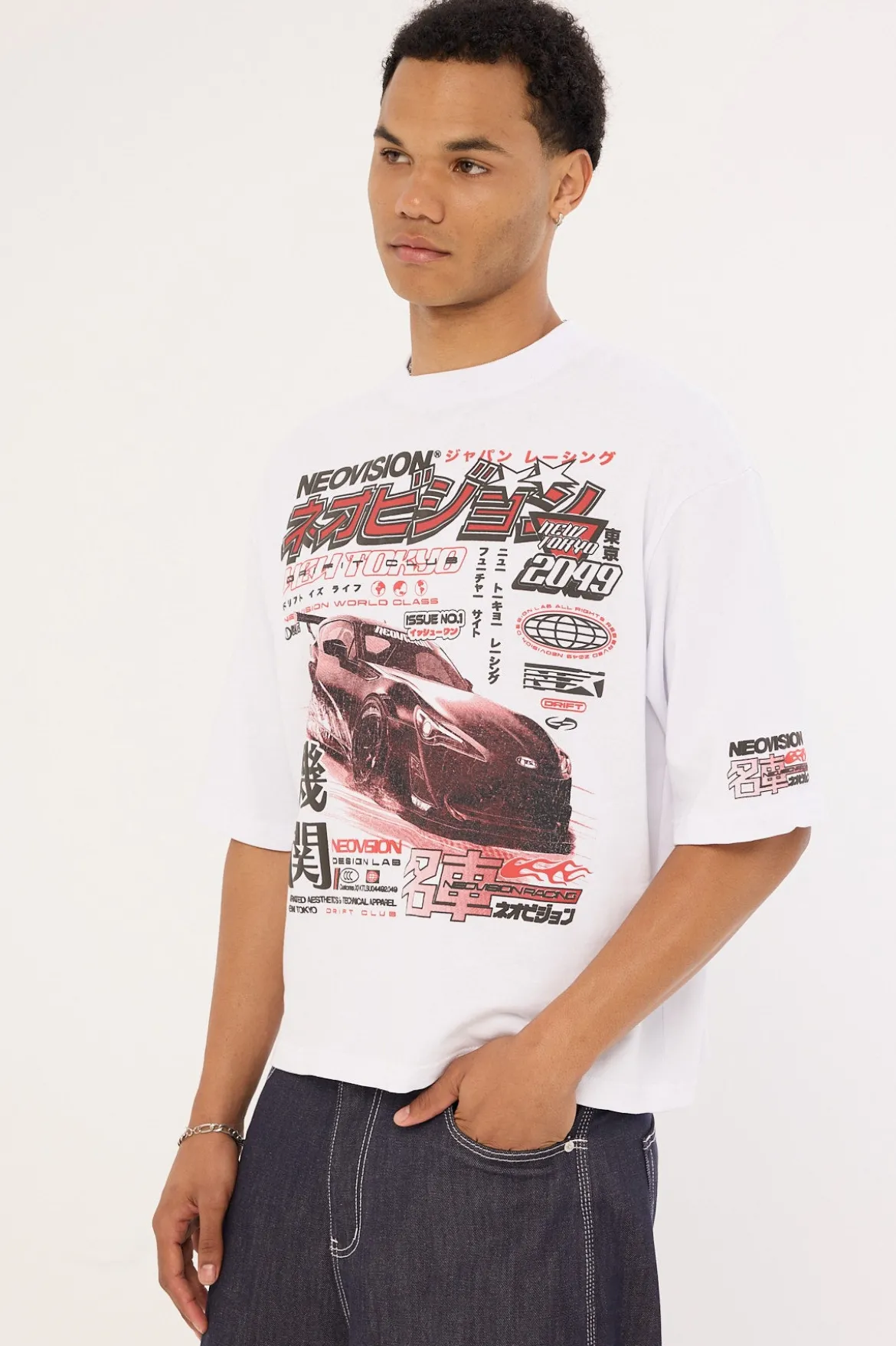 Clutch Cropped Street Super Heavy Tee White