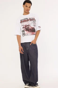 Clutch Cropped Street Super Heavy Tee White