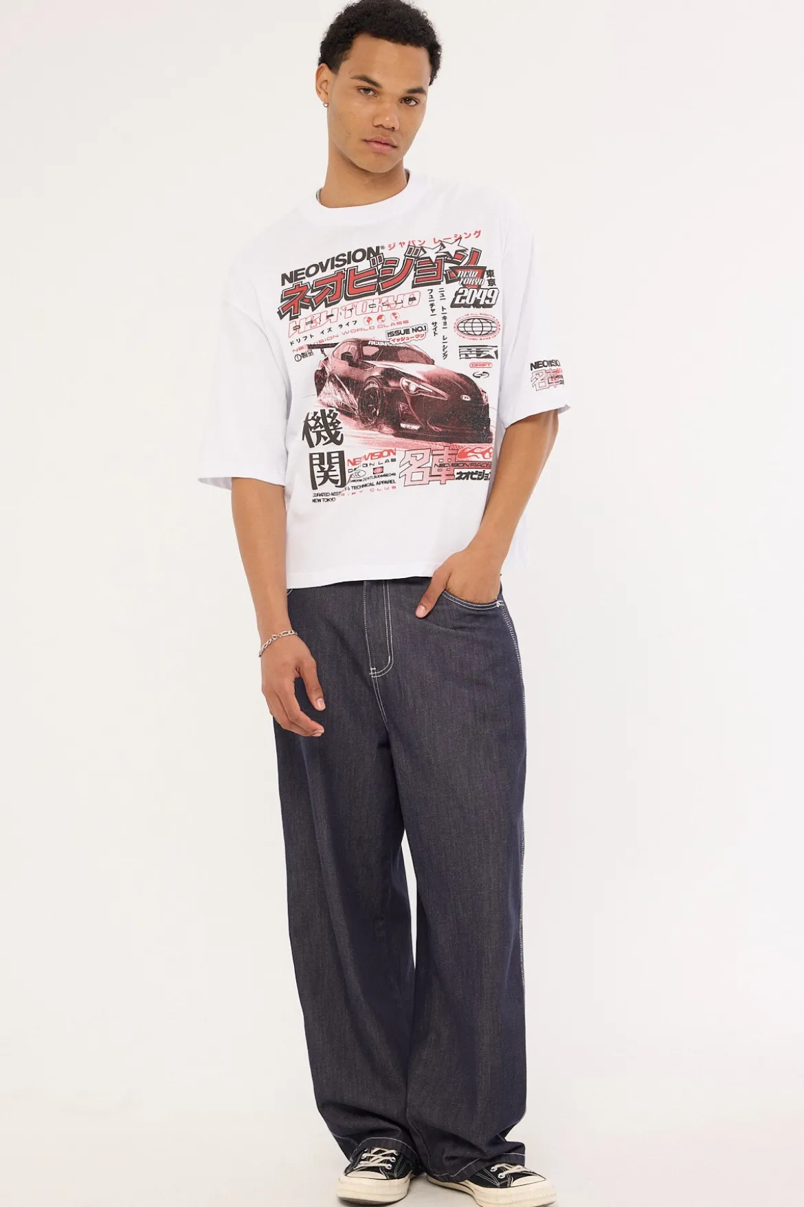 Clutch Cropped Street Super Heavy Tee White