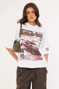 Clutch Cropped Street Super Heavy Tee White