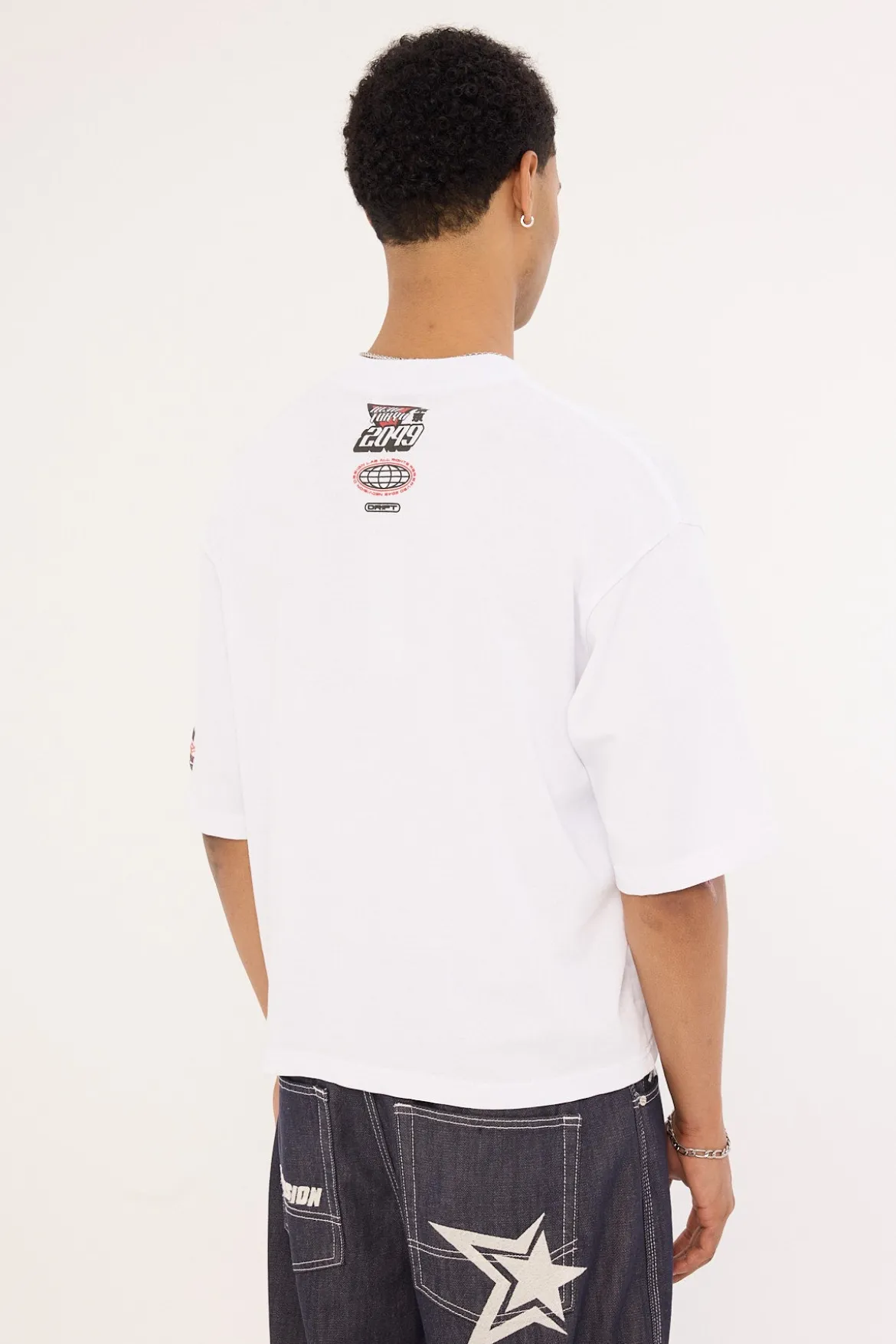 Clutch Cropped Street Super Heavy Tee White