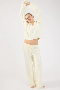 Cohen Cable Knit Jumper Cream