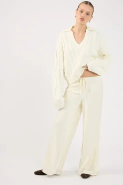 Cohen Cable Knit Jumper Cream