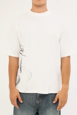 Coil Street Super Heavy Tee White