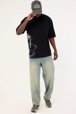 Coil Street Super Heavy Tee Black