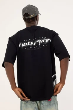 Coil Street Super Heavy Tee Black