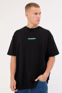 Collective Box Fit Tee Black