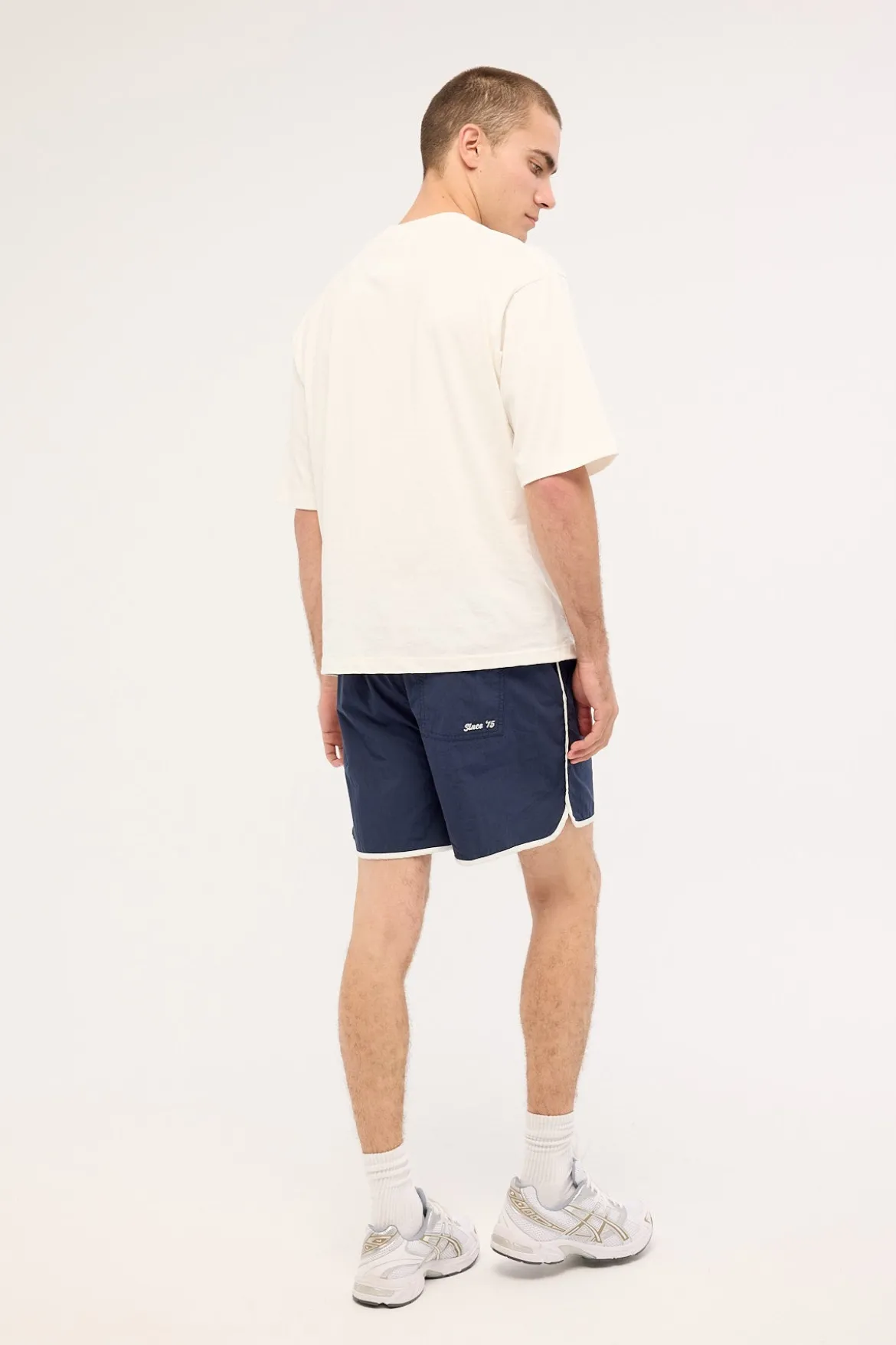Collegiate 15 Elastic Waist Short Navy