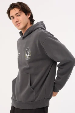 Collingwood Vintage Hoodie Pigment Asphalt