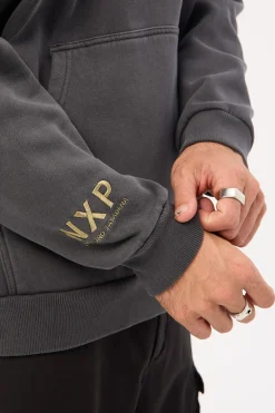 Collingwood Vintage Hoodie Pigment Asphalt