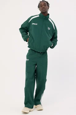 Colt Panelled Spray Jacket Dark Green