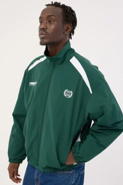 Colt Panelled Spray Jacket Dark Green