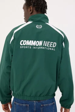 Colt Panelled Spray Jacket Dark Green