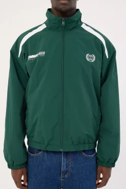 Colt Panelled Spray Jacket Dark Green