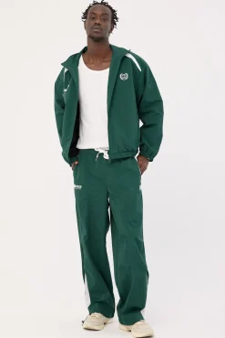 Colt Panelled Track Pant Dark Green