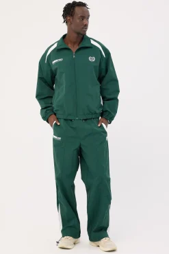 Colt Panelled Track Pant Dark Green