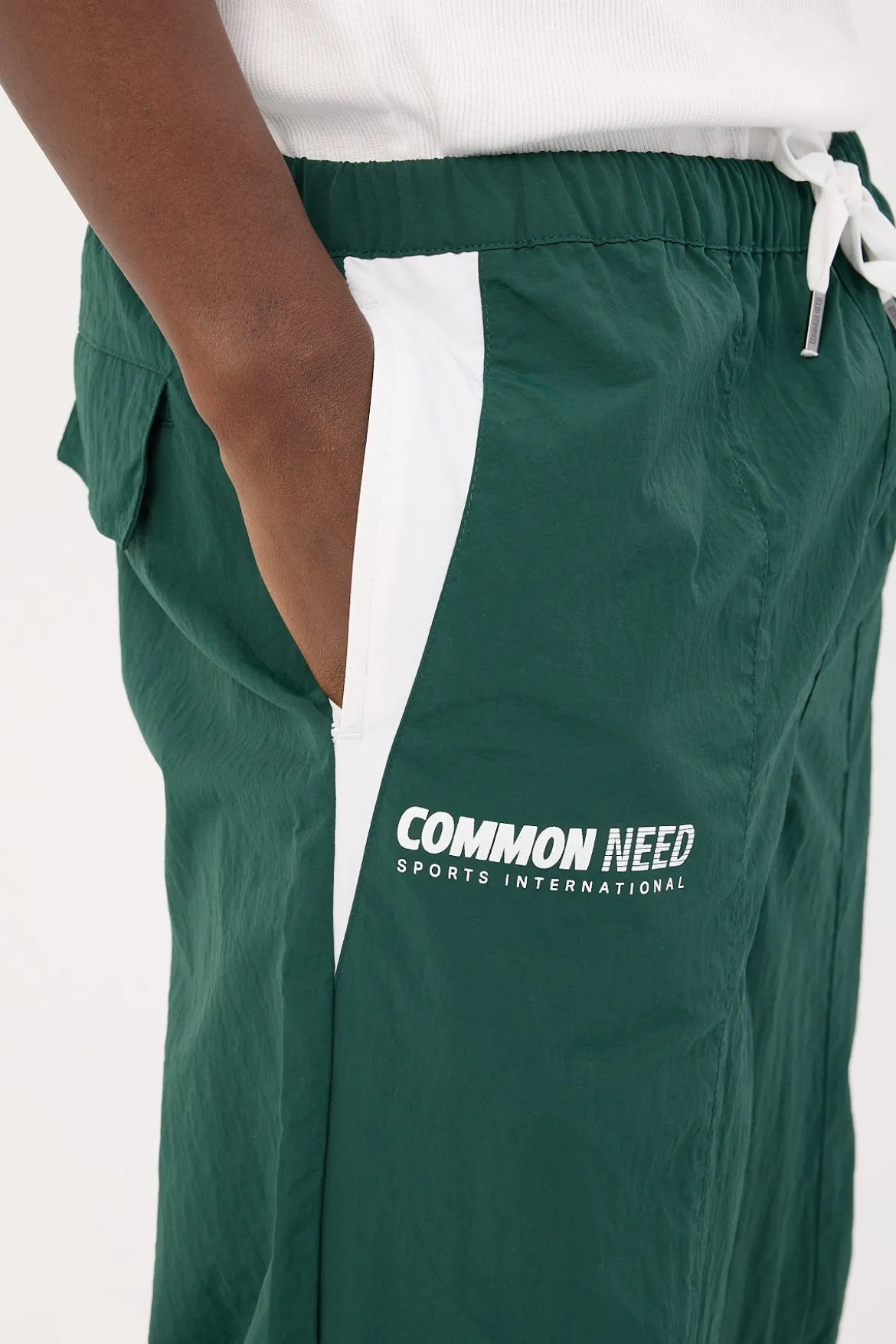 Colt Panelled Track Pant Dark Green