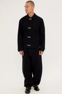 Colton Clasp Jacket Washed Black