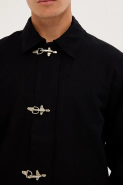 Colton Clasp Jacket Washed Black