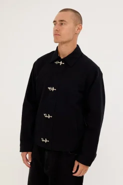 Colton Clasp Jacket Washed Black