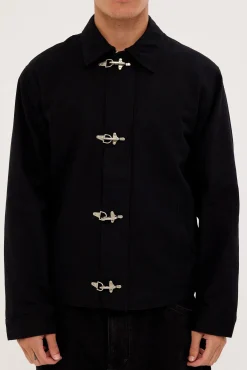 Colton Clasp Jacket Washed Black