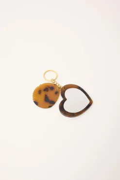 Comb on the go Keyring Tortoise