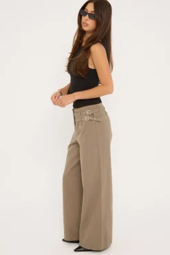 Command Cargo Pant Washed Khaki Green