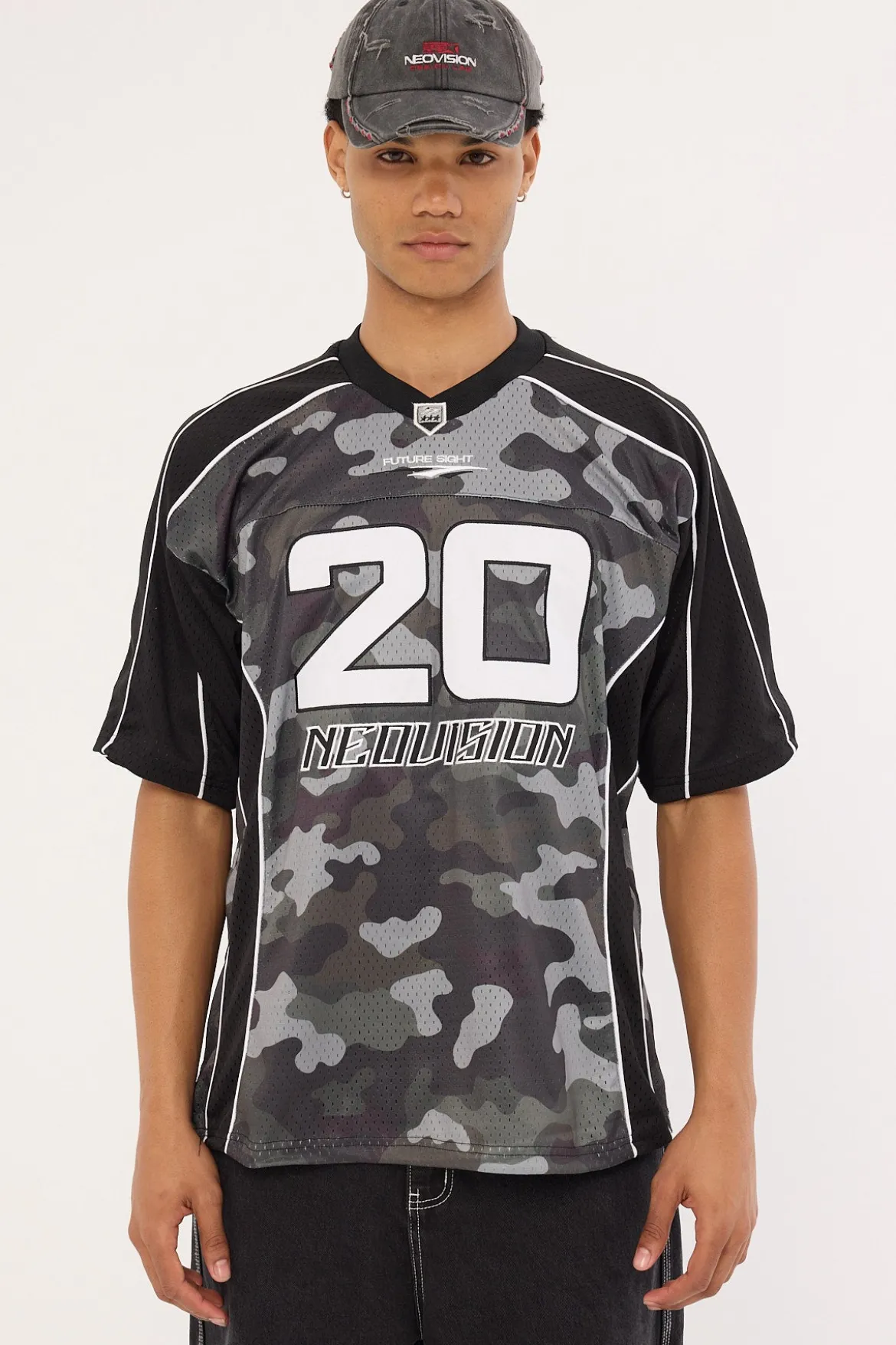 Commando V Neck Jersey Camo
