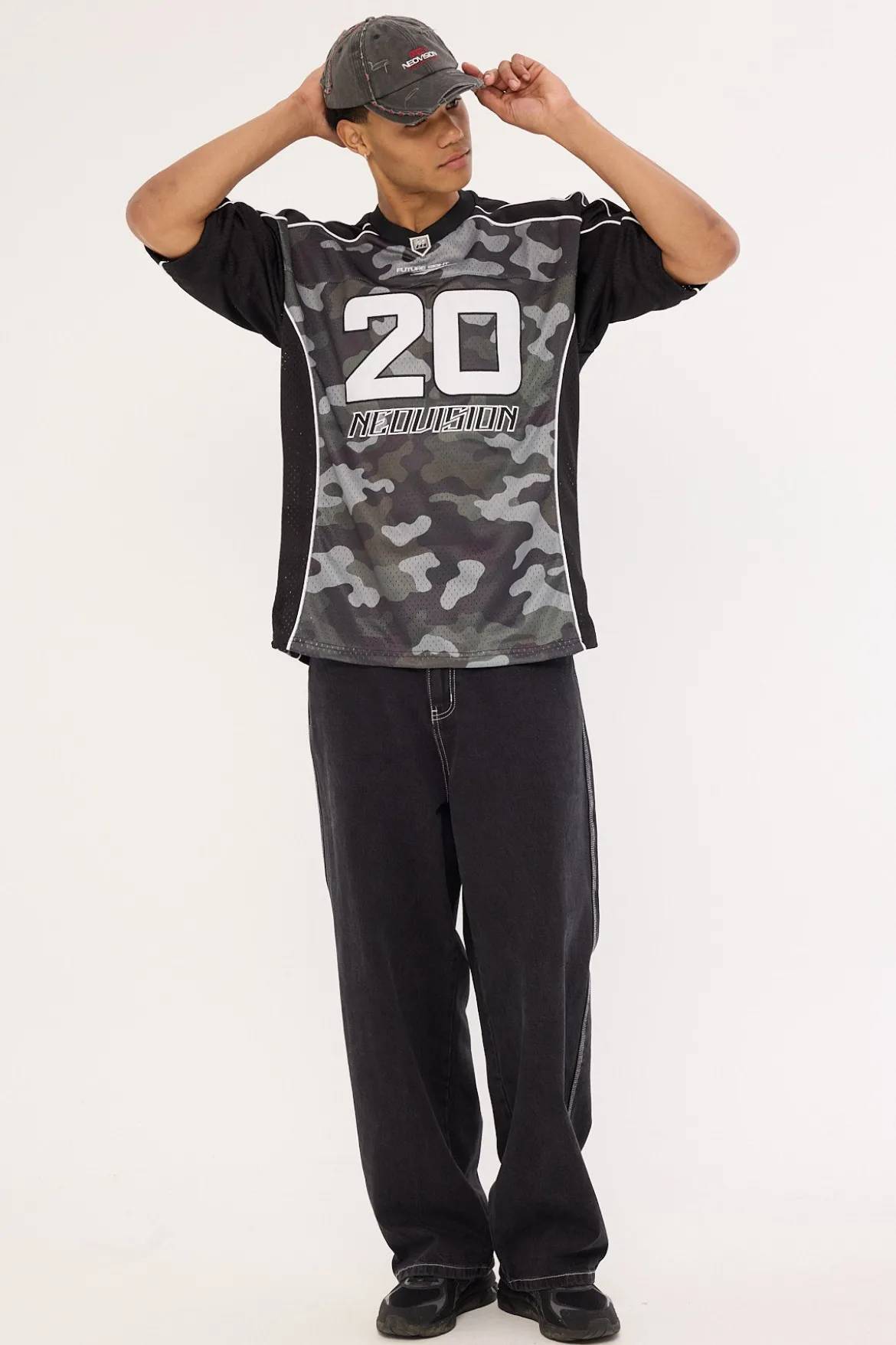 Commando V Neck Jersey Camo