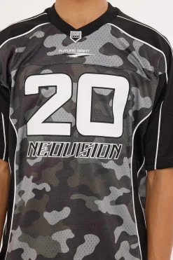 Commando V Neck Jersey Camo