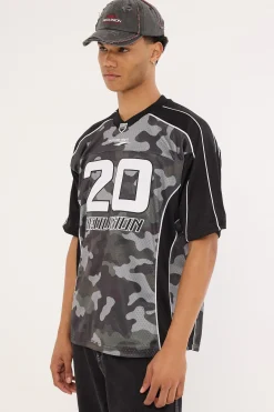 Commando V Neck Jersey Camo