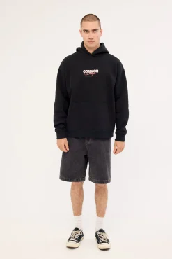 Compose Boxy Hoodie Black