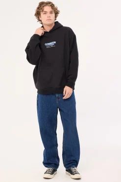 Compose Boxy Hoodie Black