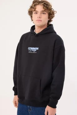 Compose Boxy Hoodie Black
