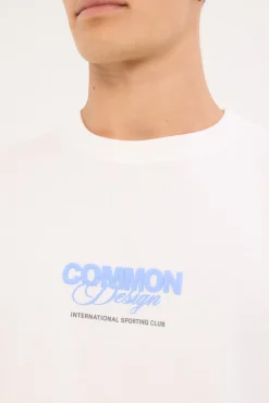 Compose Heavyweight Cropped Long Sleeve Tee White