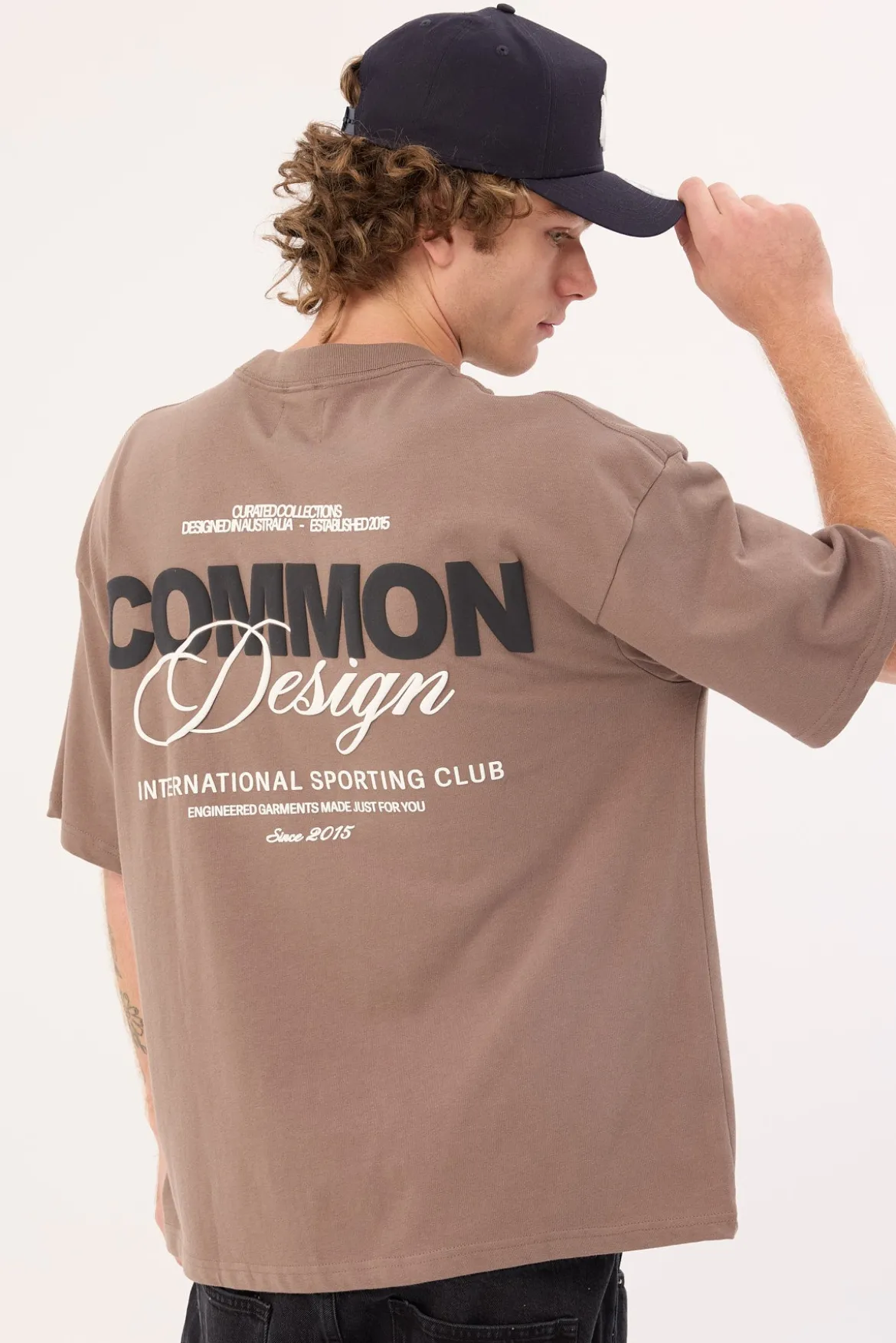 Compose Heavyweight Easy Tee Brown