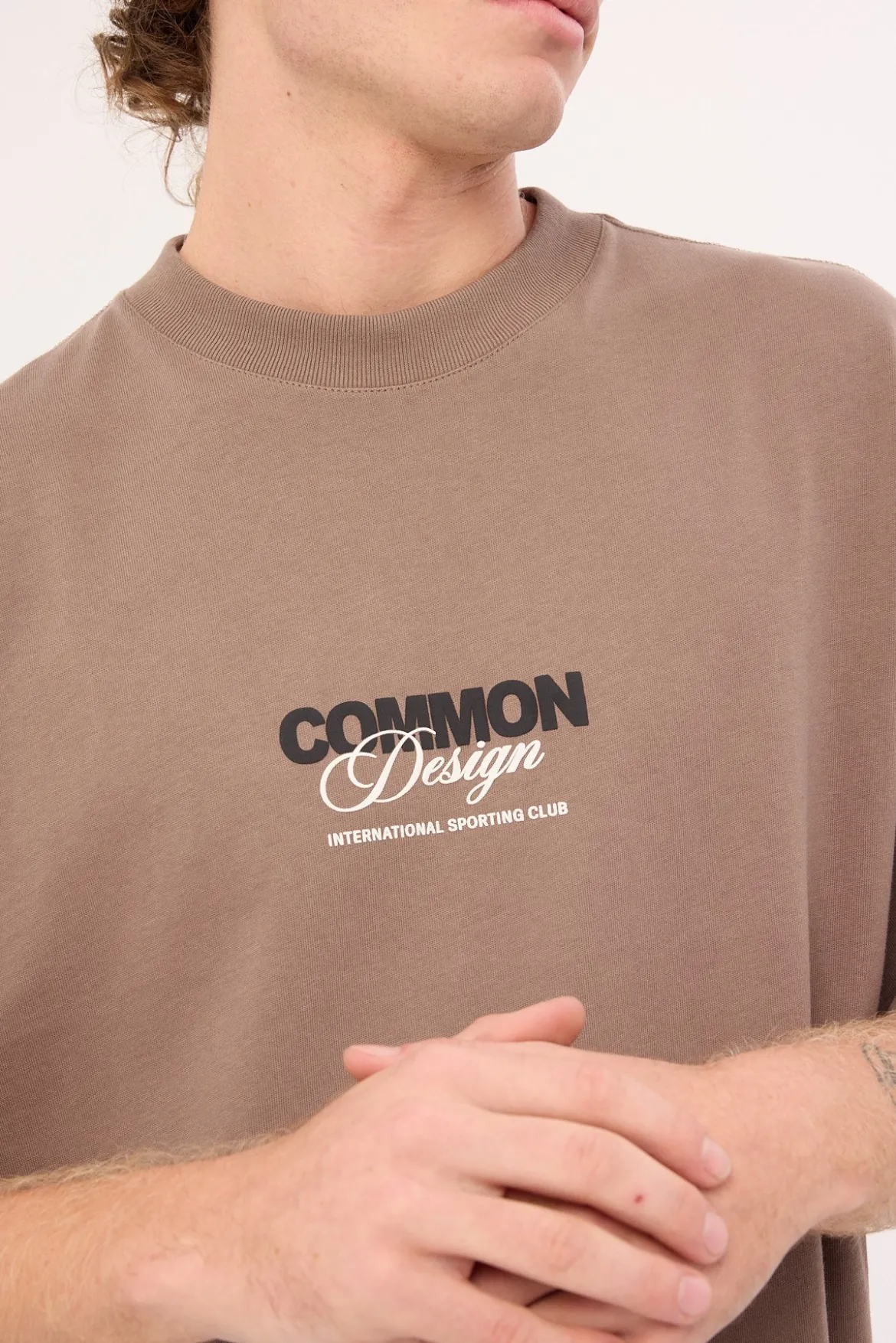 Compose Heavyweight Easy Tee Brown