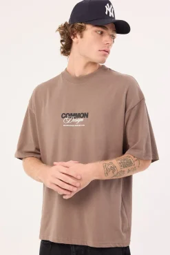 Compose Heavyweight Easy Tee Brown