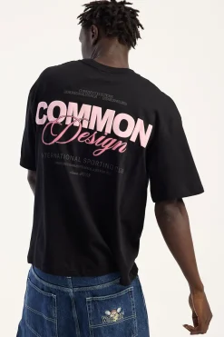 Compose Heavyweight Easy Tee Jet Black