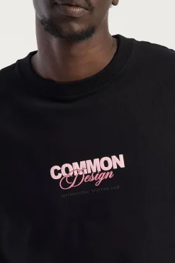 Compose Heavyweight Easy Tee Jet Black